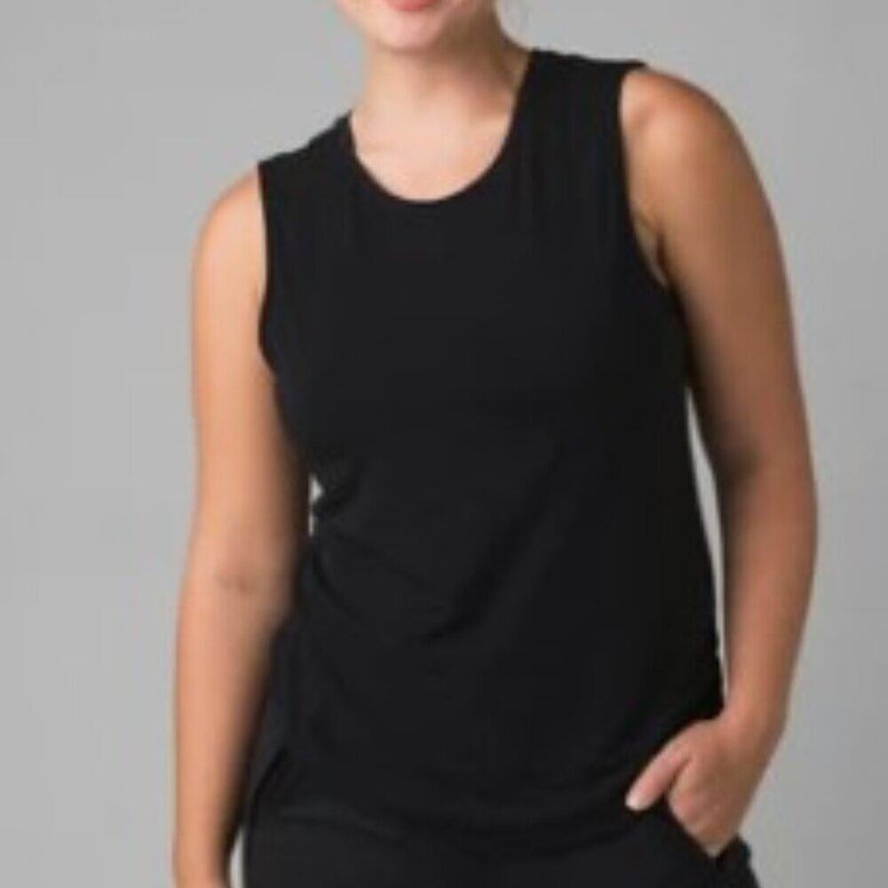 prAna Rogue Sleeveless Tank | Black | Size XL